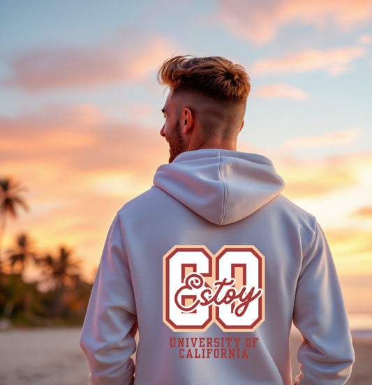 Estoy 80 Varsity Hoodie – University of California Edition