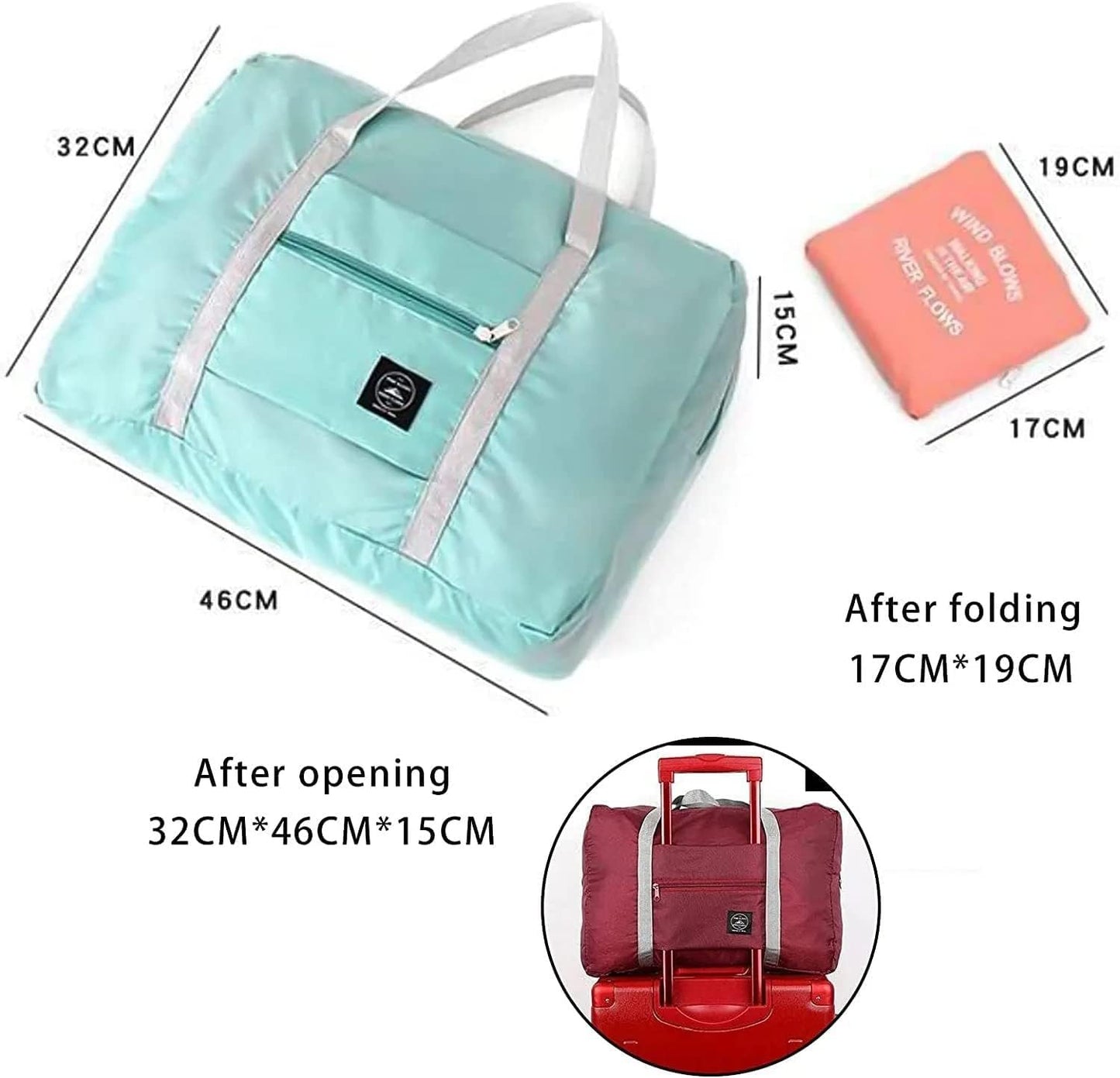 Foldable Travel Bag Organizer – Lightweight & Spacious