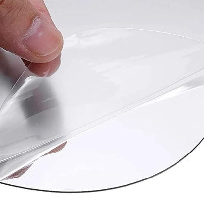 Estoy  Mirror Sheets Self-Adhesive Plastic Mirror Tiles Non-Glass Mirror Stickers for Home Decoration (Large, Oval)