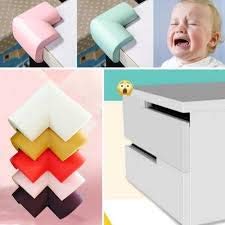 Soft Silicone Corner Protectors for Furniture – Baby Safety Edge Guards 12pcs