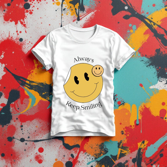 Always Keep Smiling Graphic T-Shirt