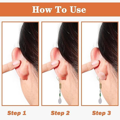 30 Clear Earring Lobe Support Patches, Invisible Ear Lobe Lifters for Heavy Earrings, Ear Hole Protectors