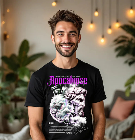 Apocalypse Existential Graphic Tee – Embrace the Chaos Aesthetic