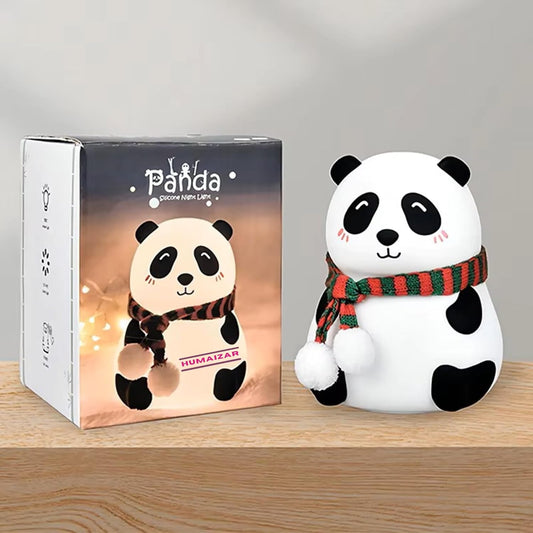 Cute Panda Silicone Night Lamp – HUMAZIAR Soft Touch LED Light