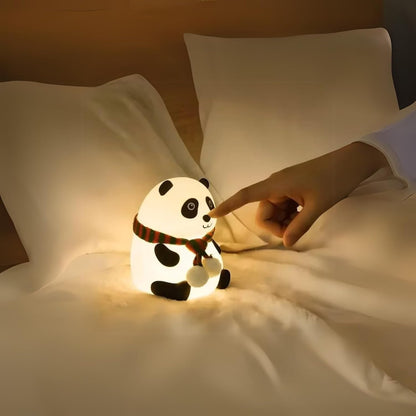 Cute Panda Silicone Night Lamp – HUMAZIAR Soft Touch LED Light