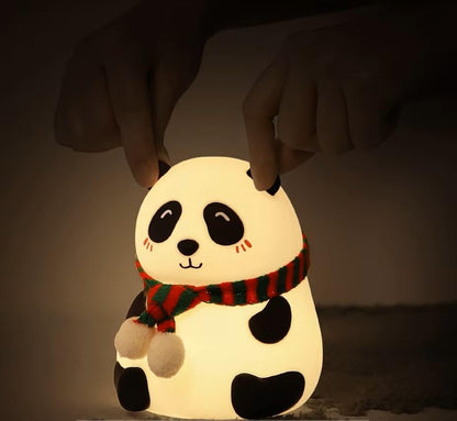Cute Panda Silicone Night Lamp – HUMAZIAR Soft Touch LED Light