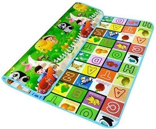 Foldable Kids Play Mat – Waterproof, Non-Toxic Foam Activity Mat with Educational Print (Standard Size - 6 Feet X 4 Feet), 1 Count