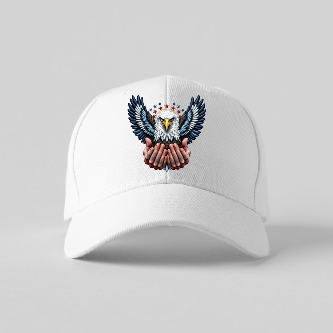Patriotic Eagle Embroidered Baseball Cap – Symbol of Freedom