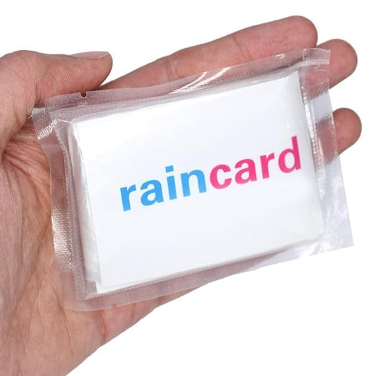 RainCard – Ultra-Compact Disposable Rain Poncho 2pcs