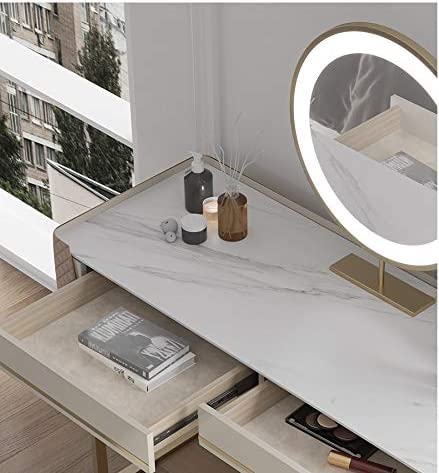 Estoy Marble Glossy PVC Self Adhesive Space Wallpaper Kitchen Countertop Waterproof Cabinet Liner Furniture - (White, 200 * 60 Cm - 12 Sqft Approx)