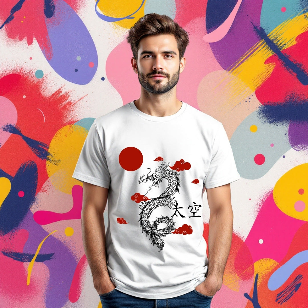 Japanese Dragon Art T-Shirt