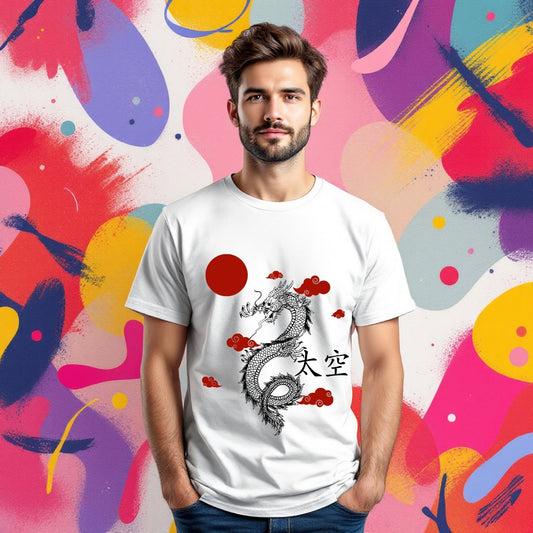 Japanese Dragon Art T-Shirt