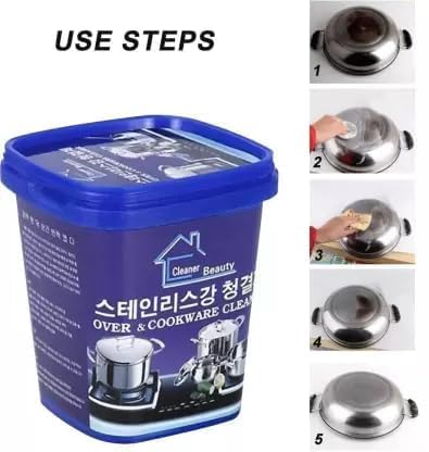 Stainless Steel Cookware and Oven Cleaner