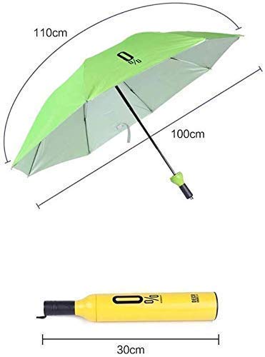 Estoy new Windproof Double Layer Umbrella with Bottle Cover Umbrella for UV Protection & Rain | Outdoor Car Umbrella for Women & Men (Design & Color As Per Availability)