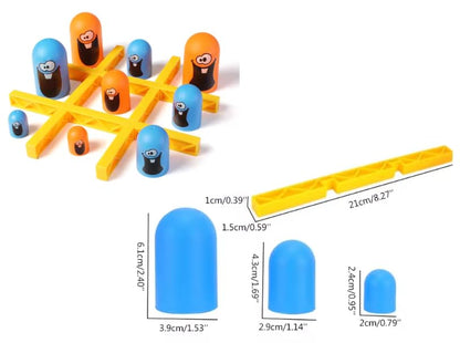 Stackable Monster Tic-Tac-Toe Game – 3D Strategy Board Game for Kids & Family Fun