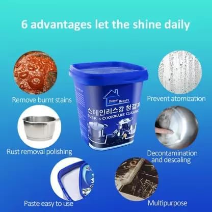 Stainless Steel Cookware and Oven Cleaner
