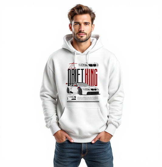 Drift King Hoodie – Street Racing Car Graphic Sweatshirt