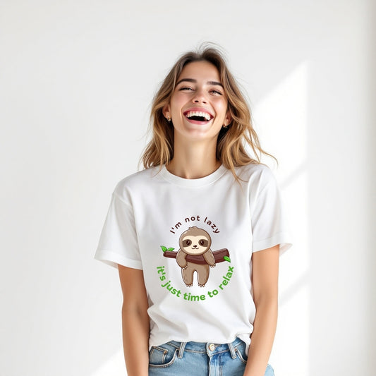 I'm Not Lazy Sloth Relax T-Shirt