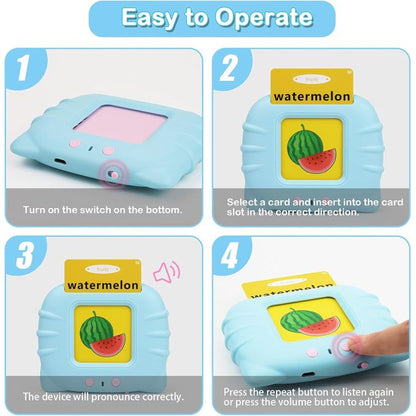 Interactive Talking Flash Card Machine – Educational Learning Toy for Kids