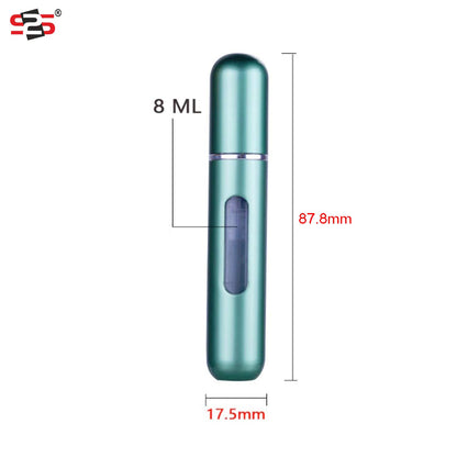 8ml Refillable Perfume Atomizer Spray Bottle, Portable Mini Travel Decant Sprayer Refiller Bottle, Pack of 1