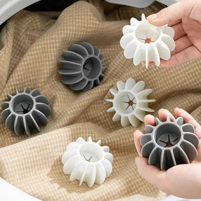 ESTOY Silicone Laundry Ball Cleaning Washing Machine Clothes Anti-Winding Laundry Washing Balls Washer Balls Reusable Laundry Balls Scrubbing Balls Big sizeAnti-Winding(PACK 4)