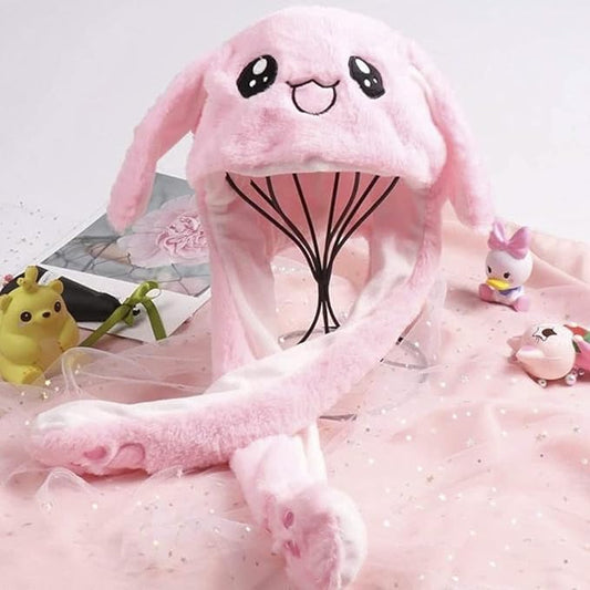 🧢✨ Winter Caps with Ears & LED Lights! ✨🧢