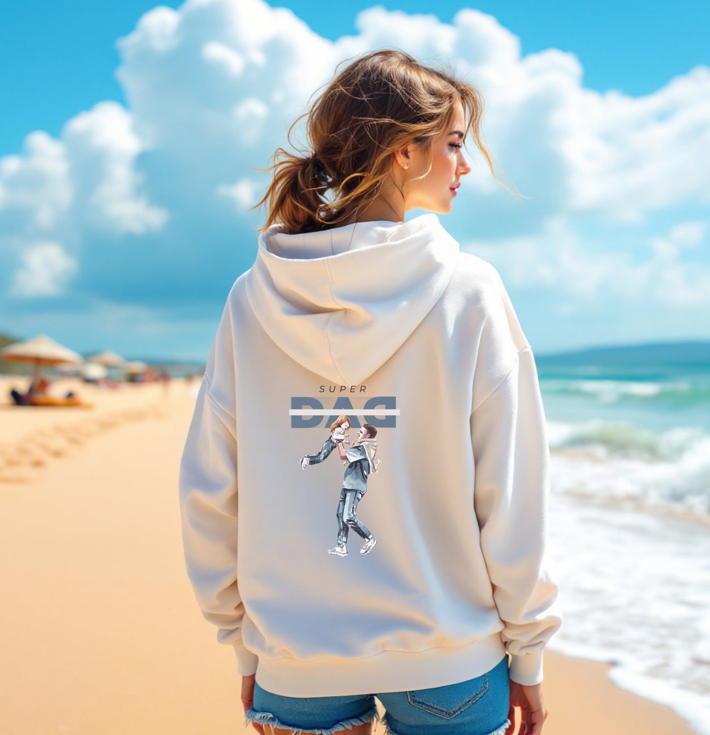 Super Dad Graphic Hoodie – Father's Day Edition