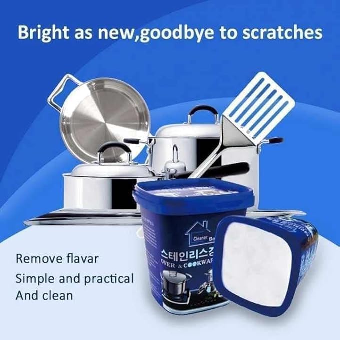 Stainless Steel Cookware and Oven Cleaner