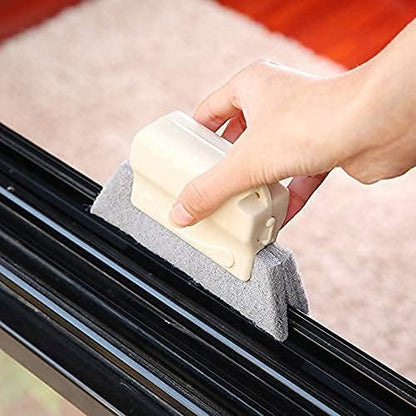 Estoy - Window Groove Frame Cleaning Brush,Window Corners and Gaps Track Cleaning Brushes for Home & Kitchen || Dust Cleaner