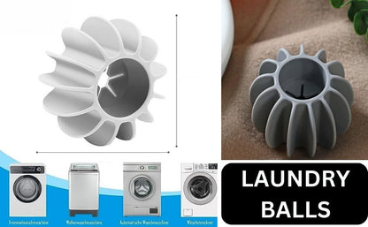 ESTOY Silicone Laundry Ball Cleaning Washing Machine Clothes Anti-Winding Laundry Washing Balls Washer Balls Reusable Laundry Balls Scrubbing Balls Big sizeAnti-Winding(PACK 4)