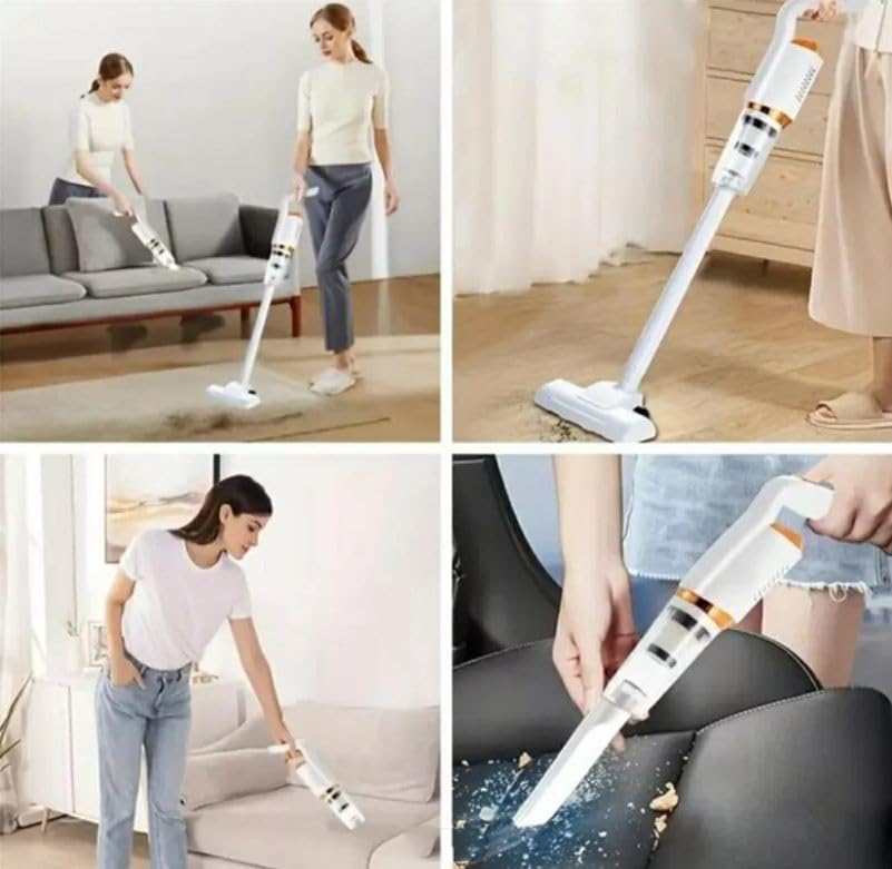 Handheld Vacuum Cordless, 8500Pa Rechargeable Portable Lightweight Mini Vacuum Cleaner, USB Car Vacuum Cleaner High Power Suction,Cleaning for Pet Hair, Car, Home, Office, Kitchen