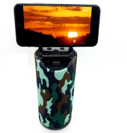 BT-1108 Wireless Speaker with Mobile Stand & LED Lights
