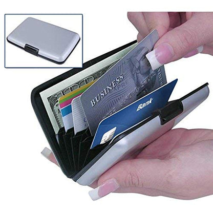 RFID Blocking Aluminum Card Holder – Secure & Stylish