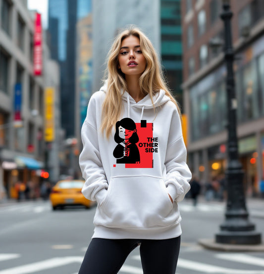 The Other Side Hoodie – Minimalist Anime-Inspired Streetwear