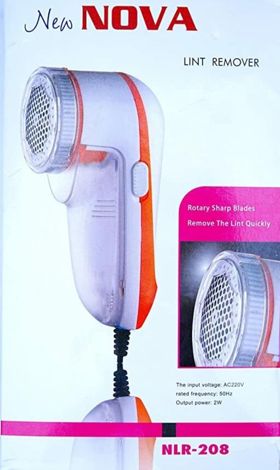 Lint Remover for Clothes Electric Fabric Lint Shaver with 6 Blades, 9000 RPM Motor for Sweater, Woolen Clothes and Blankets