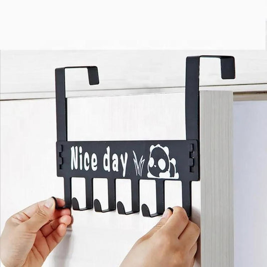 Door Hangers for Clothes Hanger for Door Hanger Without Drill Shirt Hangers for Wall Hangers for Wall Hanger Door Hangers for Clothes Without Drill Cloth Hooks for Door Bathroom Hangers Pack 2