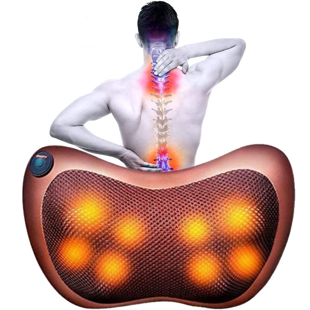Shiatsu Cushion Full Body Massager with Heat for pain relief Massage Machine Swiss Relaxation therapy