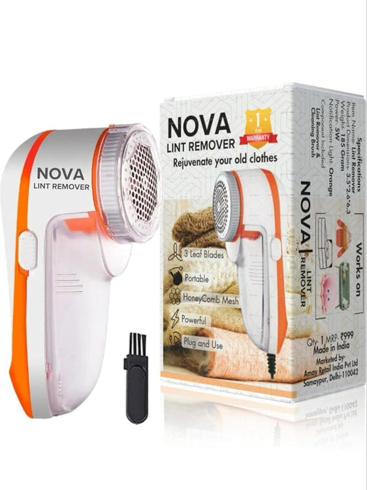 Lint Remover for Clothes Electric Fabric Lint Shaver with 6 Blades, 9000 RPM Motor for Sweater, Woolen Clothes and Blankets
