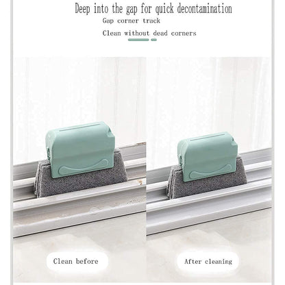 Estoy - Window Groove Frame Cleaning Brush,Window Corners and Gaps Track Cleaning Brushes for Home & Kitchen || Dust Cleaner