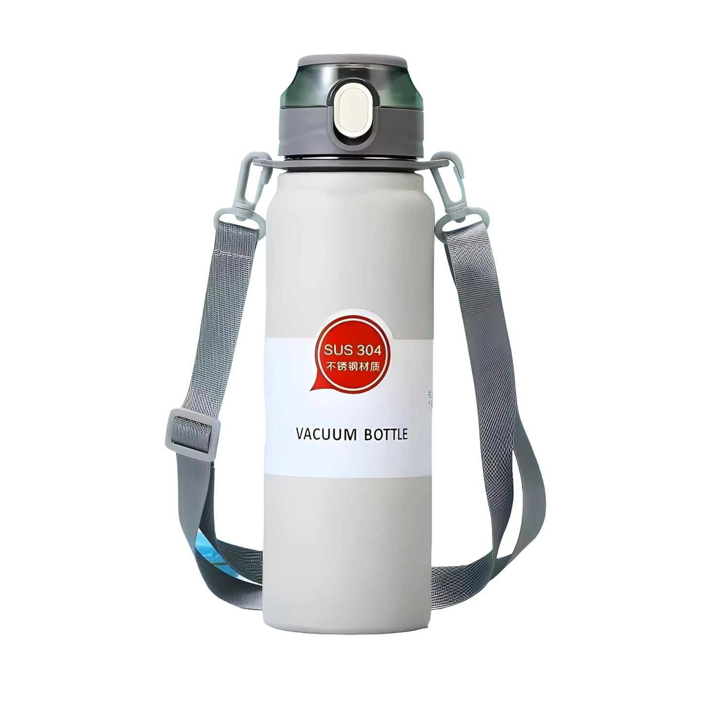 Estoy Insulated Stainless Steel Hot & Cold Water Bottle, 800ml, Double Wall Construction, Carry Strap, BPA Free Brand: FOLKSBOXX