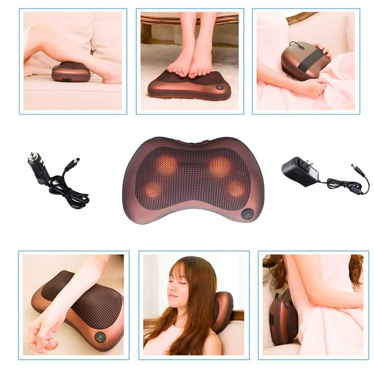 Shiatsu Cushion Full Body Massager with Heat for pain relief Massage Machine Swiss Relaxation therapy
