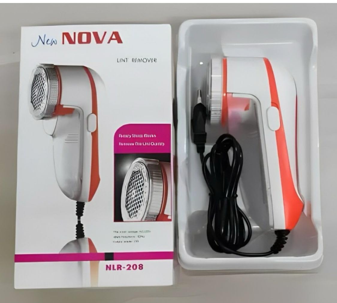 Lint Remover for Clothes Electric Fabric Lint Shaver with 6 Blades, 9000 RPM Motor for Sweater, Woolen Clothes and Blankets