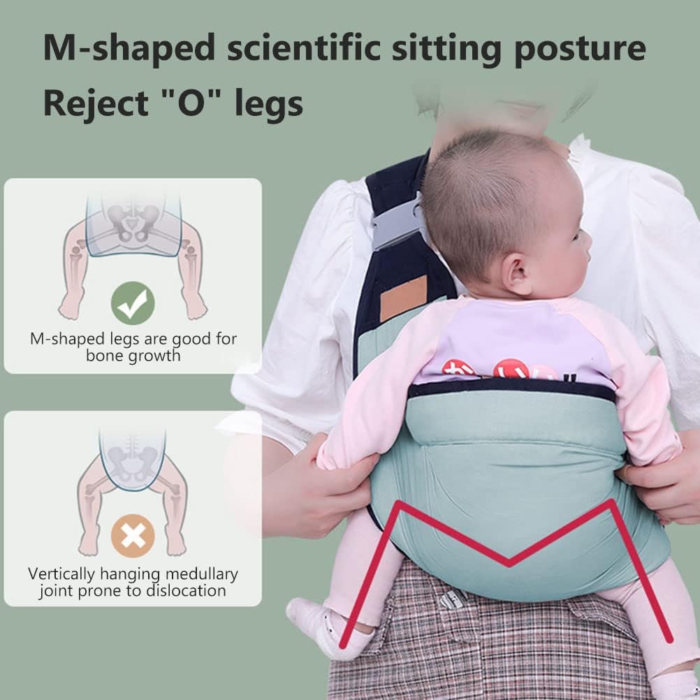 Estoy baby carrier, baby carrier for newborns, adjustable 3D baby carriers slings sling with thick shoulder straps for newborns