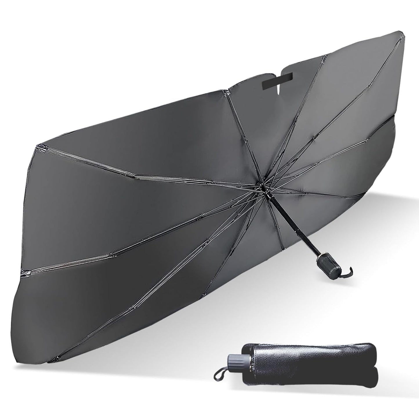 Car Windshield Sun Shade Protector- Foldable Car Shades for Windows, 3 Layers UV Block Umbrella, Car Front Window Heat Insulation Car Accessories for Pickup