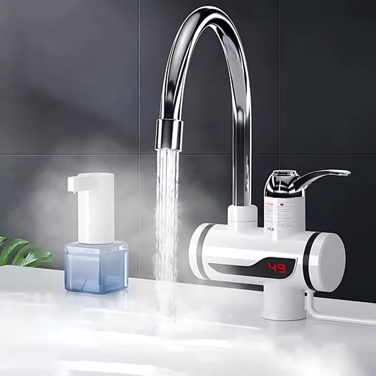 Estoy Instant Electric Hot Water Faucet with LED Temperature Display – 49°C Heating in Seconds