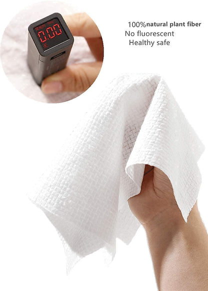 10 Pcs Face Tissue Tablet Towel Magic Travel Facial Tissue Pure Cotton Big Portable Disposable Beauty Tissue Tablet Expend with Water
