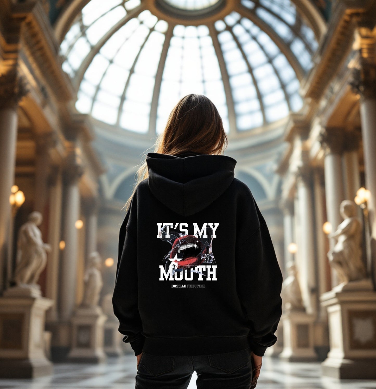"It’s My Mouth" Statement Hoodie – Rebel Expression Series