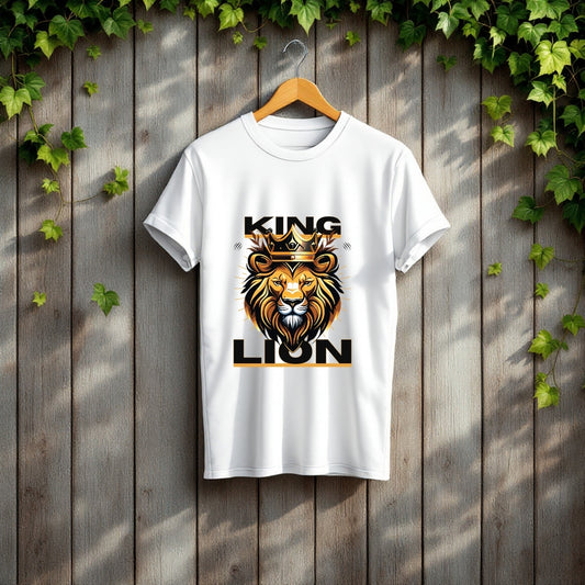 King Lion Crown Graphic T-Shirt