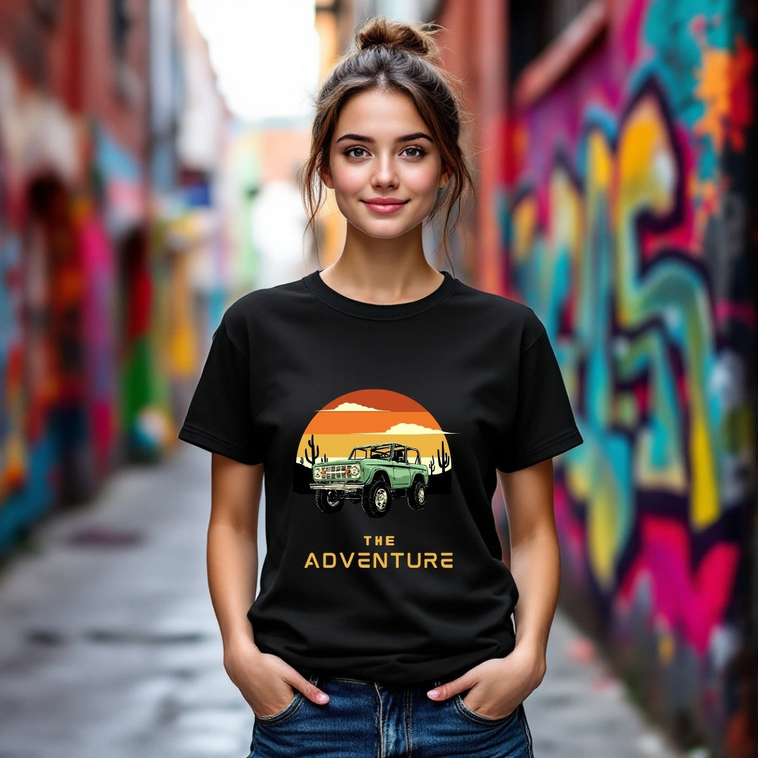 Off-Road Adventure Vintage SUV T-Shirt