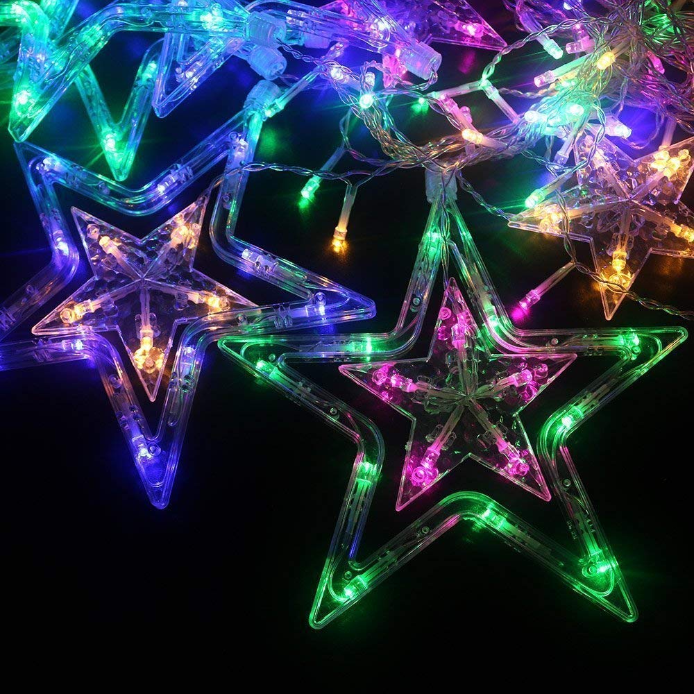 el Led’s | Multi Colour (STARS MULTICOLOR LED STRING LIGHT)